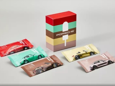 Porsche выпустила эскимо в своих фирменных цветах