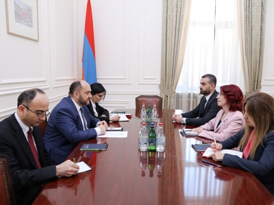 Արայիկ Հարությունյանն ընդունել է ՀՀ-ում Սիրիայի նոր դեսպան Նորա Արիսյանին