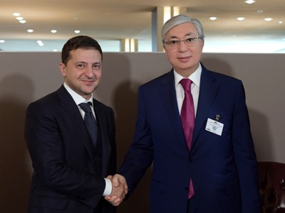 Zelenskyy thanks Kazakh President for non-recognition of Donetsk and Luhansk