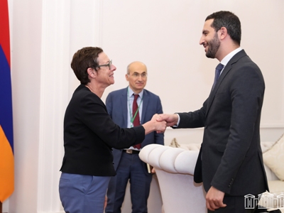Parliament deputy speaker briefs EU envoy on current state of Armenia-Turkey normalization process