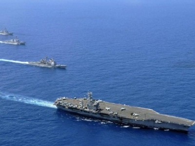 US aircraft carrier and its strike group headed to the South Sea Sea as tensions escalate with China