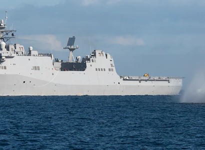 US Navy commissions newest landing helicopter dock ship USS Fort Lauderdale