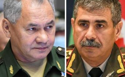 Шойгу провел переговоры с главой Минобороны Азербайджана Гасановым