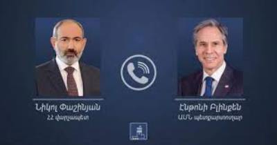 Pashinyan and US Secretary of State Blinken discuss Karabakh