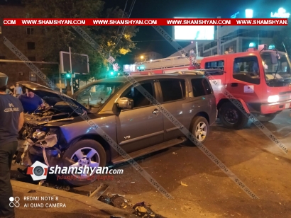 Երևանում բախվել են Nissan Armada-ն ու Mercedes C-ն. կան վիրավորներ