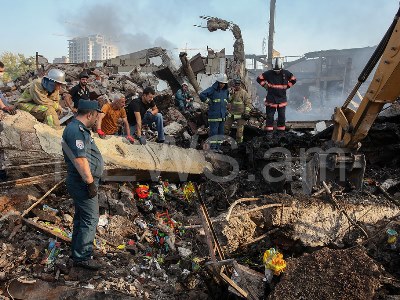 Содержание токсичных веществ в воздухе после взрыва в Ереване резко возросло
