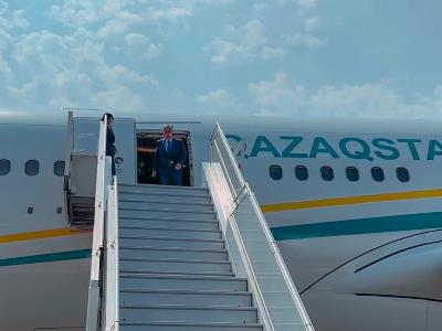 Президент Казахстана  прибыл в Сочи на встречу с Путиным