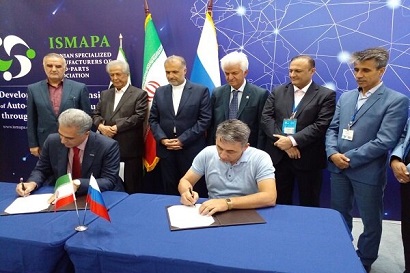 Իրանի եւ Ռուսաստանի ավտոարտադրող ընկերությունները 700 միլիոն եվրոյի փոխըմբռնման 12 հուշագիր են ստորագրել