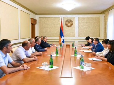 Karabakh President receives Armenia National Academy of Sciences delegation