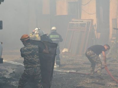 Fire contained at Stepanakert oxygen equipment workshop (PHOTOS)
