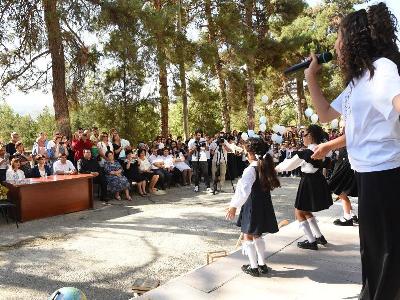 Artsakh President attends school First Bell ceremony