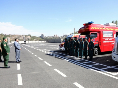 Փամբուխչյանի հրամանով ԱԻՆ փրկարար ծառայության բժշկական ապահովման վարչության ծառայողները գործուղղվել են Վայոց Ձորի մարզ