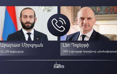 Мирзоян представил британскому министру ситуацию, создавшуюся в результате агрессии Азербайджана