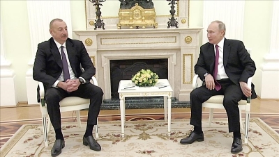 Putin and Aliyev's talks kick off