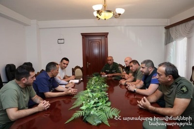 Глава МЧС Армении посетил Сюникскую область