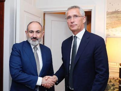 Նիկոլ Փաշինյանը հանդիպել է ՆԱՏՕ-ի գլխավոր քարտուղարի հետ