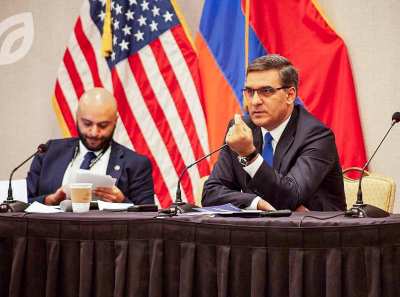 Արման Թաթոյանն ԱՄՆ-ում ներկայացրել է Ադրբեջանի կողմից պատերազմական հանցանքների ապացույցները