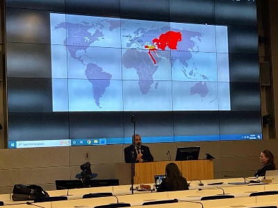 Karabakh FM delivers lecture at University of California