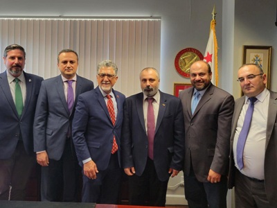 Artsakh FM Babayan meets with California State Senator Portantino