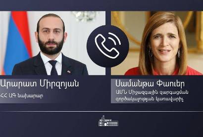 Միրզոյանը ԱՄՆ ՄԶԳ կառավարչի հետ հեռախոսազրույցում անդրադարձել է ադրբեջանական վերջին ագրեսիայի հետևանքների վերացմանը