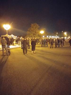 Митинг на площади Возрождения в Степанакерте завершился