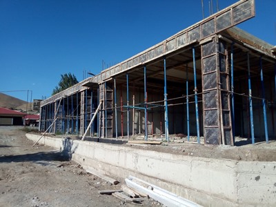 Շարունակվում է Սպիտակում կառուցվող Միասնական սոցիալական ծառայության շենքի շինարարությունը