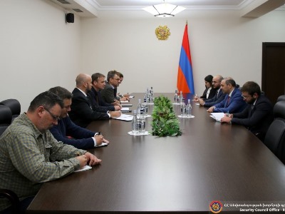 Secretary of Armenian Security Council meets with members of EU technical assessment mission