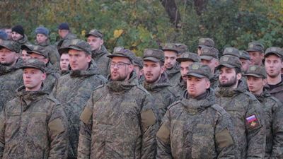 Russian soldiers arrive in Belarus