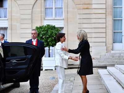 Pashinian's spouse: Yesterday at Elysee Palace I was received by dear Brigitte Macron