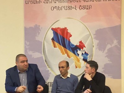 Արտակ Բեգլարյանը հանդիպել է Արցախի բռնազավթված համայնքների ղեկավարների և տեղահանված քաղաքացիների հետ