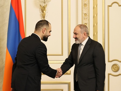 Премьер-министр принял депутата парламента Швеции Арина Карапета