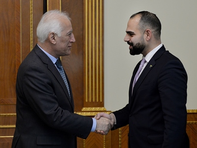 ՀՀ նախագահն ընդունել է Շվեդիայի խորհրդարանի պատգամավոր Արին Կարապետին