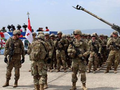 Military forces of Georgia, Azerbaijan and Turkey take part in Baku-Tbilisi-Ceyhan pipeline protection exercise