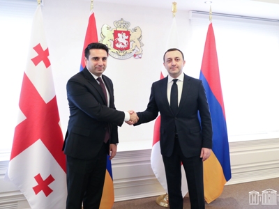 Բարձր ենք գնահատում Վրաստանի՝ խաղաղության պահպանմանն ուղղված հետաքրքրվածությունը. Ալեն Սիմոնյանը՝ Վրաստանի վարչապետին