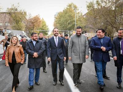 Բացվեց Արամ Խաչատրյան և Մամիկոնյանց փողոցներն իրար կապող նոր ճանապարհը
