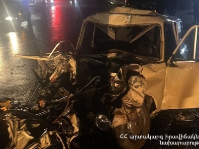 Վաղաշեն գյուղի մոտ բախվել են VAZ-2101-ը և Mercedes-Benz Sprinter-ը. կան տուժածներ և մեկ զոհ