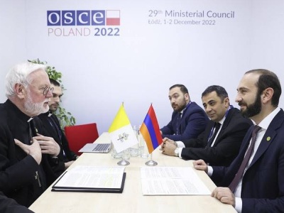 Armenia FM, Archbishop Gallagher discuss agreements reached during visit to Holy See