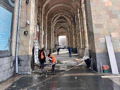 Հանրապետության հրապարակում տեղադրված կրպակն ապամոնտաժվել է ԿԳՄՍՆ դիմումի հիման վրա