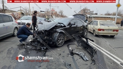 Խոշոր վթար Երեւանում. կա 5 տուժած