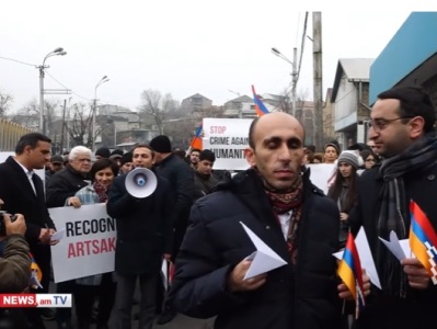 Акция протеста у посольства Великобритании в Армении: Недра Арцаха является собственностью населения республики