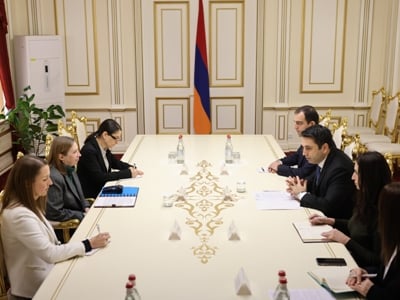Armenia parliament speaker to US envoy: United States was first to react to blocking of Lachin corridor
