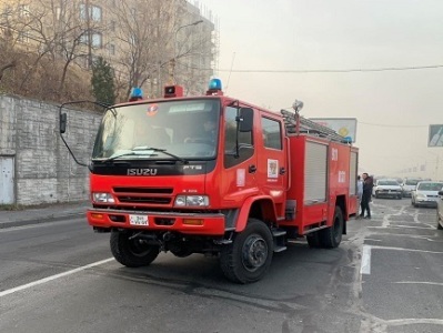 В пожаре на ереванской улице 9 мая пострадали трое детей