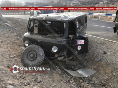 В Сюнике произошло ДТП с участием армейского автомобиля