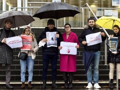 Армянская община Люксембурга провела акцию протеста у здания Европарламента