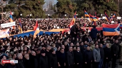 Արցախի ժողովուրդը հուժկու հանրահավաքով վերահաստատեց իր հետևողական ու վճռական պայքարի կամքը. Բեգլարյան