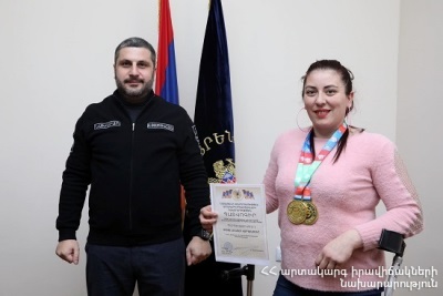 Փամբուխչյանը Շիրակի մարզային փրկարարական վարչությունում ծանոթացել է անձնակազմի աշխատանքային պայմաններին