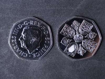 Bank of England unveils coin design depicting King Charles III