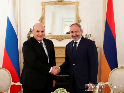 Mishustin to Pashinyan: Russia-Armenia relations continued to develop dynamically in passing year