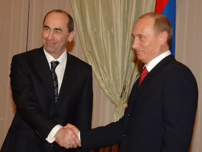 Putin congratulates Armenia ex-president Robert Kocharyan on coming New Year, Christmas