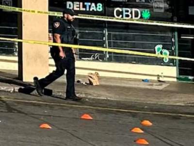 Unidentified man opens fire from car in U.S., injuring five people